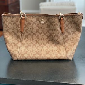 Coach signature tote bag